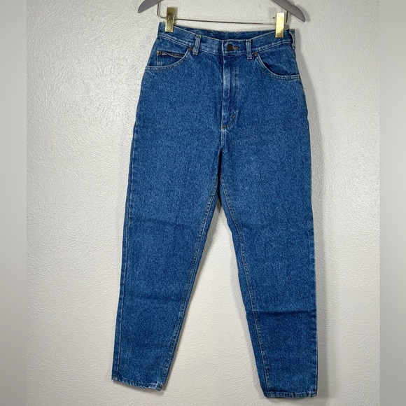 Lee Denim - Lee vintage relaxed tapered leg high waist mom jeans made in USA size 12 medium